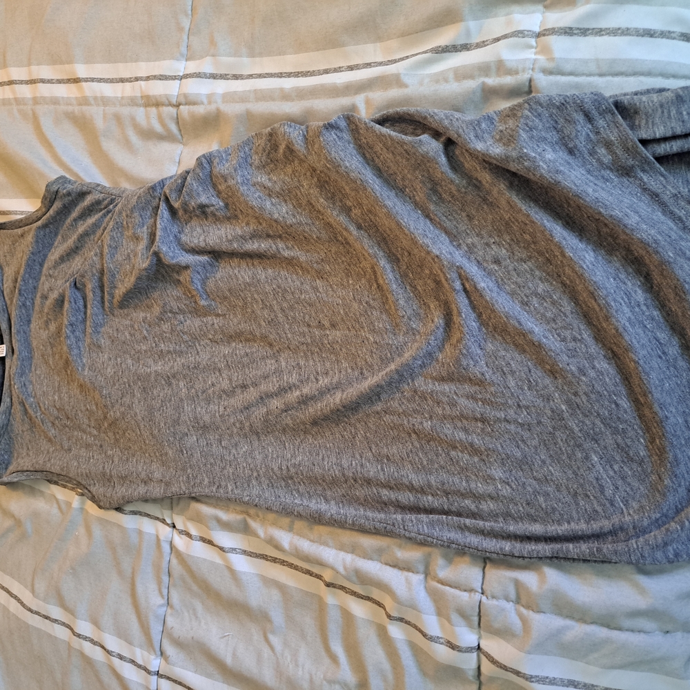 Gray Sleeveless Dress